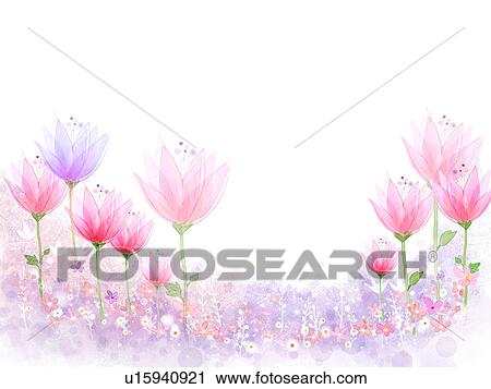 和平 花美工圖案 U Fotosearch