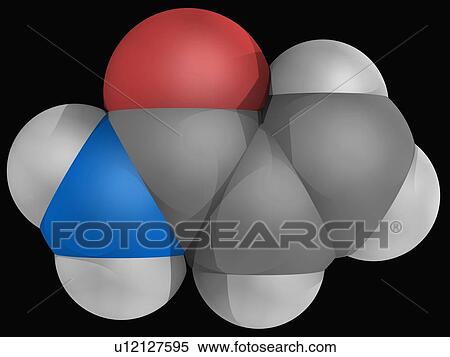 Stock Illustration - Acrylamide molecule. Fotosearch