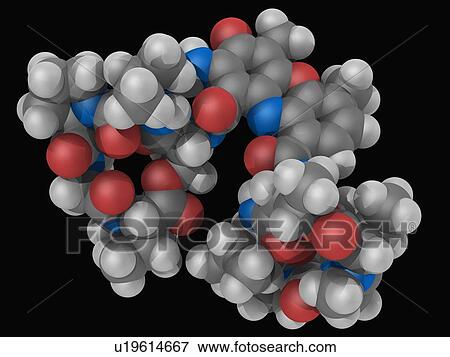 Actinomycin D drug molecule View Large Illustration Stock Illustration - Actinomycin D drug molecule. Fotosearch