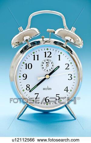 Stock Illustration - Alarm clock. Fotosearch