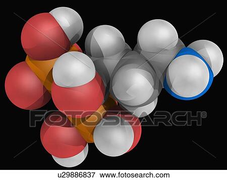 Alendronic acid drug molecule View Large Illustration Stock Illustration - Alendronic acid drug molecule. Fotosearch
