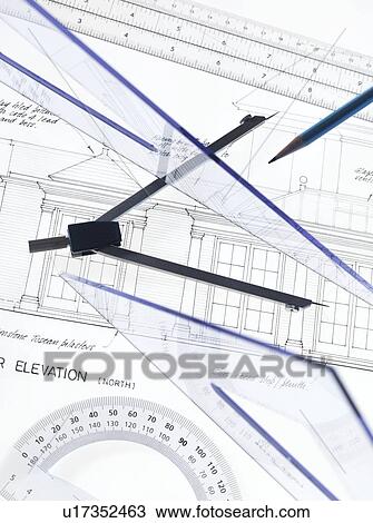 Drawing - Architecture. Fotosearch