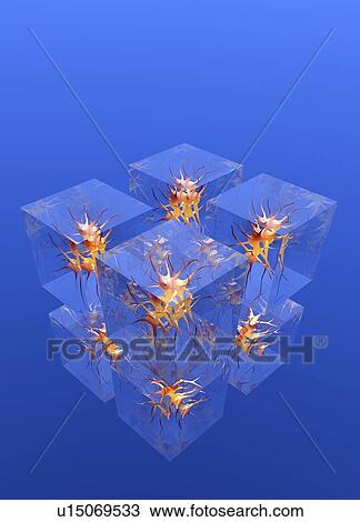 Drawing - Artificial intelligence, artwork. Fotosearch