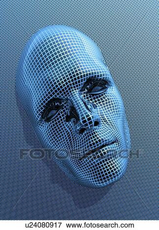 Stock Illustration - Artificial intelligence, artwork. Fotosearch