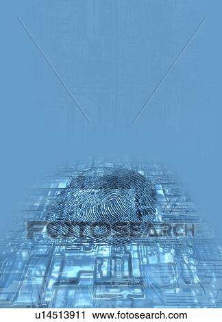 Biometric security, artwork View Large Illustration Clip Art - Biometric security, artwork. Fotosearch