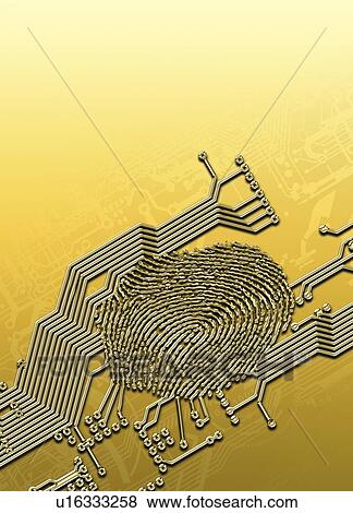 Biometric security, artwork View Large Illustration Stock Illustration - Biometric security, artwork. Fotosearch