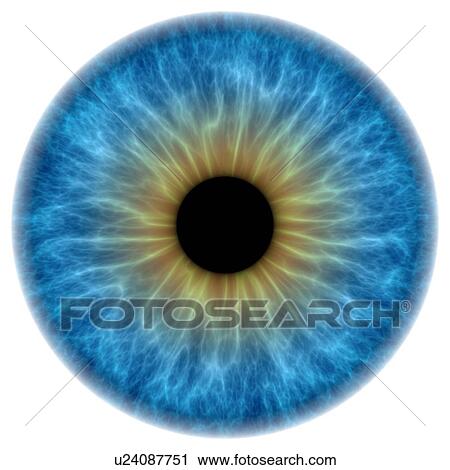 Blue eye, artwork View Large Illustration Clip Art - Blue eye, artwork. Fotosearch