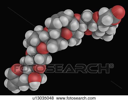 Brevetoxin neurotoxin molecule View Large Illustration Stock Illustration - Brevetoxin neurotoxin molecule. Fotosearch