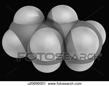 Butane molecule View Large Illustration Clip Art - Butane molecule. Fotosearch