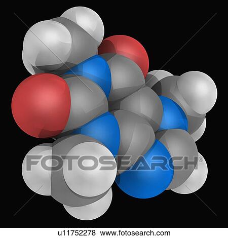 Caffeine drug molecule View Large Illustration Stock Illustration - Caffeine drug molecule. Fotosearch