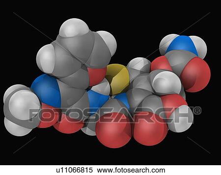 Cefuroxime drug molecule View Large Illustration Stock Illustration - Cefuroxime drug molecule. Fotosearch