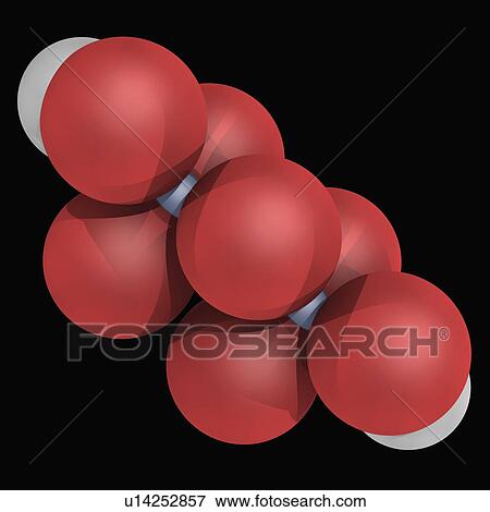 Stock Illustration - Chromic acid molecule. Fotosearch