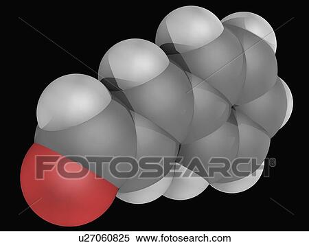 Cinnamaldehyde molecule View Large Illustration Stock Illustration - Cinnamaldehyde molecule. Fotosearch