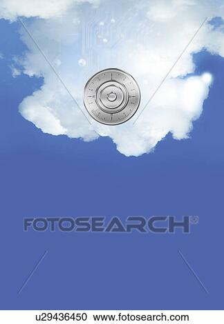 Cloud computing, conceptual artwork View Large Illustration Clipart - Cloud computing, conceptual artwork. Fotosearch