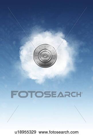 Cloud computing, conceptual artwork View Large Illustration Stock Illustration - Cloud computing, conceptual artwork. Fotosearch