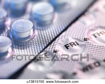 Clipart - Contraceptive pills. Fotosearch