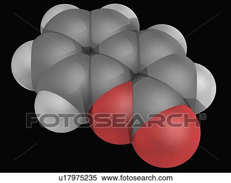 Stock Illustration - Coumarin molecule. Fotosearch