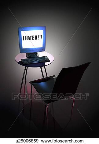Cyber bullying, conceptual artwork View Large Illustration Stock Illustration - Cyber bullying, conceptual artwork. Fotosearch