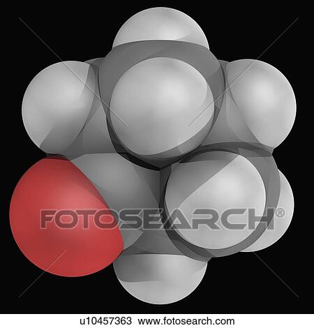 Cyclohexanone molecule View Large Illustration Drawing - Cyclohexanone molecule. Fotosearch