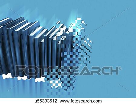 Drawing - Digital publishing, conceptual artwork. Fotosearch