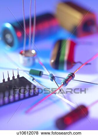 Stock Illustration - Electronic components. Fotosearch
