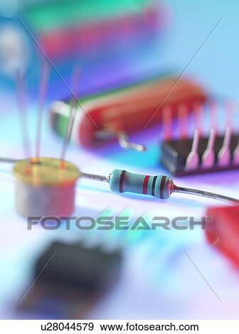 Electronic components View Large Illustration Stock Illustration - Electronic components. Fotosearch