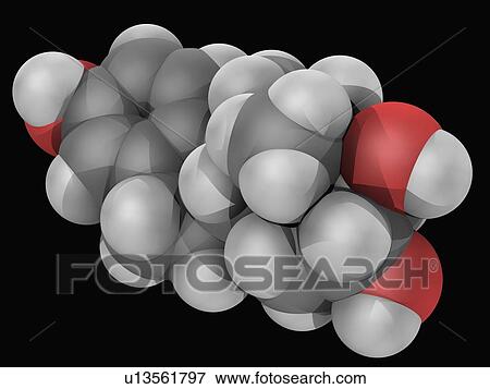 Estriol hormone molecule View Large Illustration Stock Illustration - Estriol hormone molecule. Fotosearch