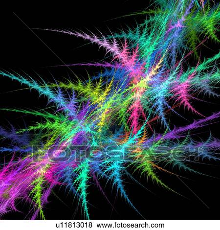 Fractal fern, artwork View Large Illustration Stock Illustration - Fractal fern, artwork. Fotosearch