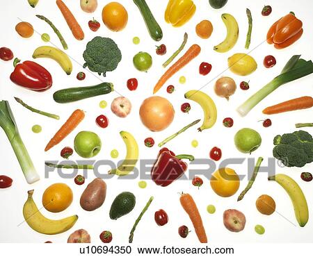 Clipart - Fruit and vegetables. Fotosearch