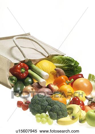 Stock Illustration - Fruit and vegetables. Fotosearch