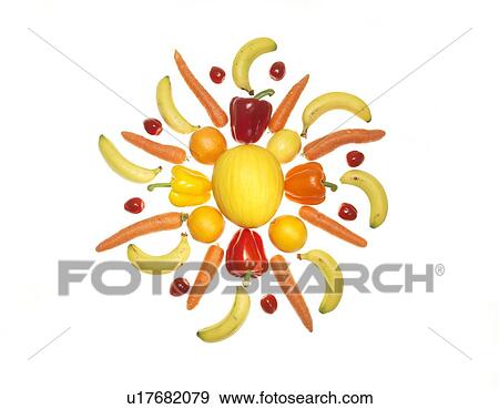 Fruit and vegetables View Large Illustration Stock Illustration - Fruit and vegetables. Fotosearch