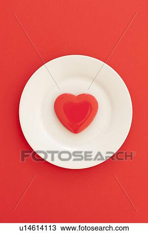 Drawing - Heart healthy diet, conceptual image. Fotosearch