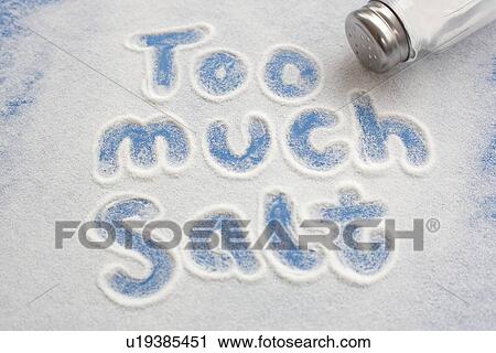 High salt intake, conceptual image View Large Illustration Clip Art - High salt intake, conceptual image. Fotosearch