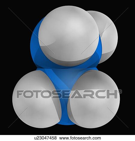 Hydrazine molecule View Large Illustration Stock Illustration - Hydrazine molecule. Fotosearch