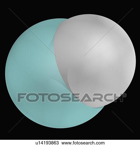 Hydrofluoric acid molecule View Large Illustration Drawing - Hydrofluoric acid molecule. Fotosearch