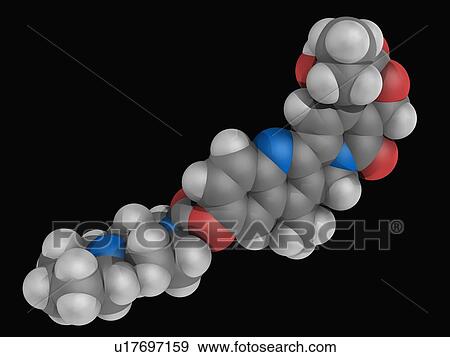 Stock Illustration - Irinotecan drug molecule. Fotosearch