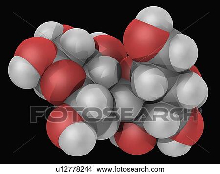Lactose molecule View Large Illustration Stock Illustration - Lactose molecule. Fotosearch
