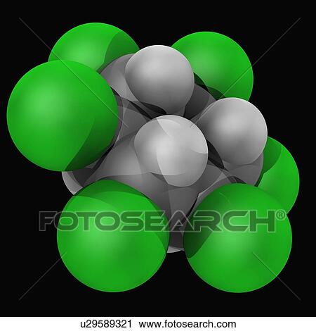 Lindane molecule View Large Illustration Clip Art - Lindane molecule. Fotosearch
