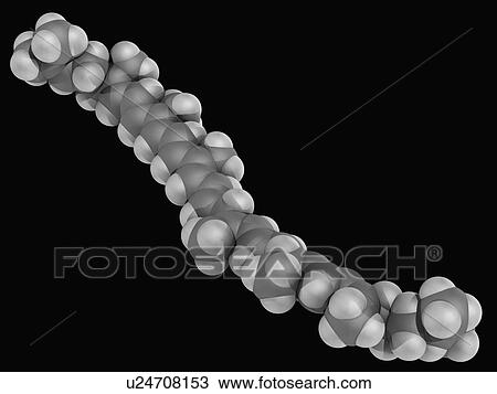Lycopene molecule View Large Illustration Drawing - Lycopene molecule. Fotosearch