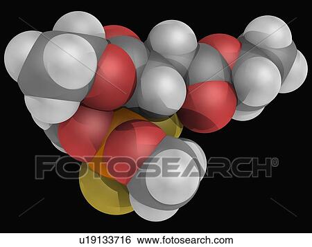 Malathion insecticide molecule View Large Illustration Stock Illustration - Malathion insecticide molecule. Fotosearch