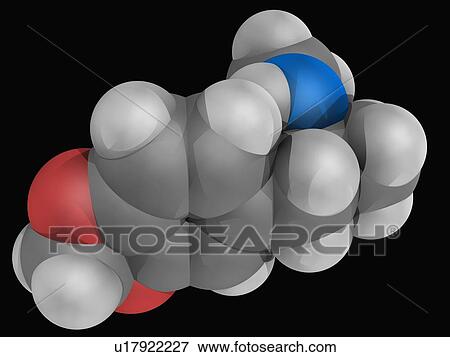 Stock Illustration - MDMA drug molecule. Fotosearch