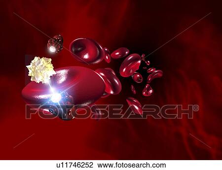Medical nanorobots, artwork View Large Illustration Drawing - Medical nanorobots, artwork. Fotosearch