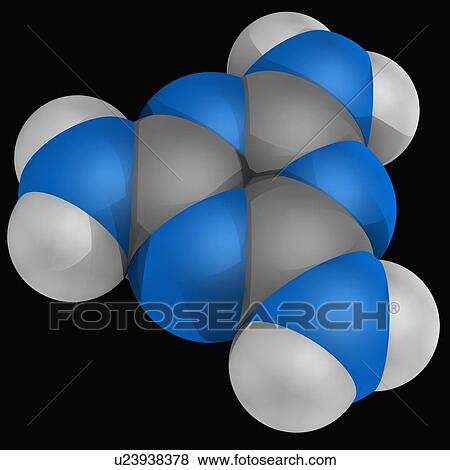Melamine molecule View Large Illustration Stock Illustration - Melamine molecule. Fotosearch
