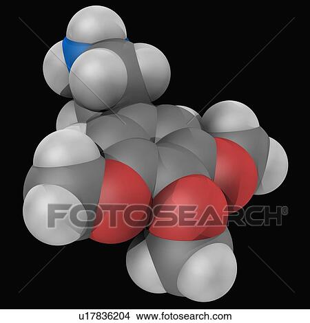 Mescaline drug molecule View Large Illustration Stock Illustration - Mescaline drug molecule. Fotosearch