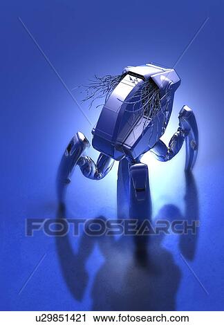 Microrobot, conceptual artwork View Large Illustration Clip Art - Microrobot, conceptual artwork. Fotosearch