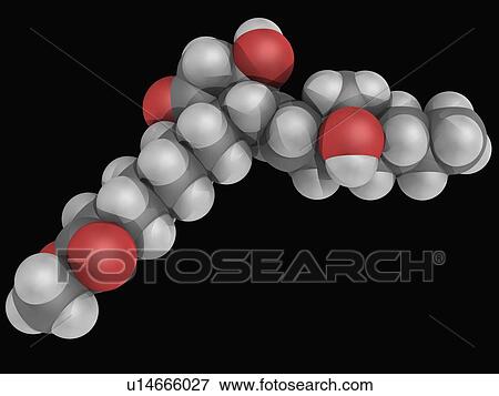 Stock Illustration - Misoprostol drug molecule. Fotosearch
