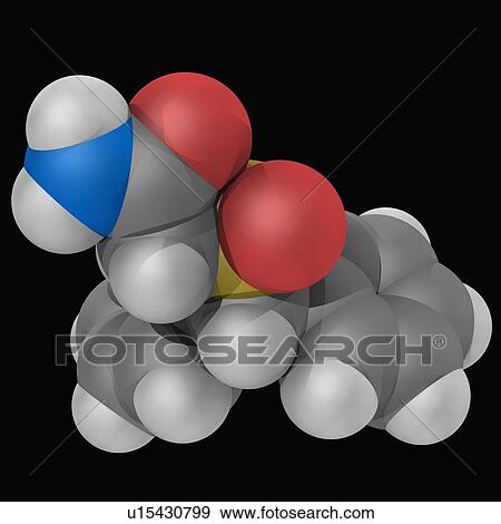 Stock Illustration - Modafinil drug molecule. Fotosearch