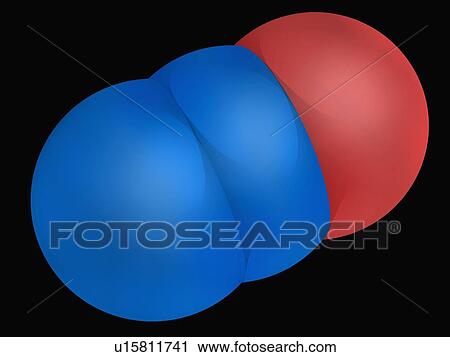 Nitrous oxide molecule View Large Illustration Clip Art - Nitrous oxide molecule. Fotosearch