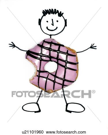 Clipart - Obesity, conceptual image. Fotosearch