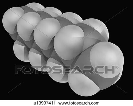 Octane molecule View Large Illustration Clip Art - Octane molecule. Fotosearch